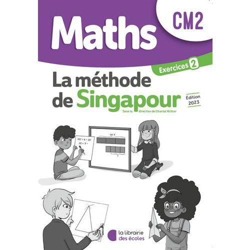 Illustration de : Pack 10 cahiers d'exercices 2 Méthode de Singapour CM2 2023