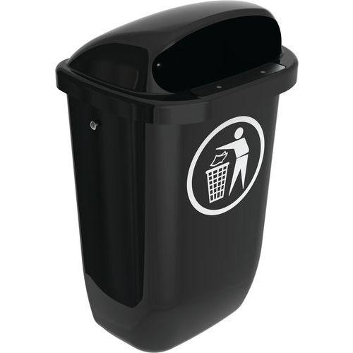 Poubelle de rue 50L gris thumbnail image 1