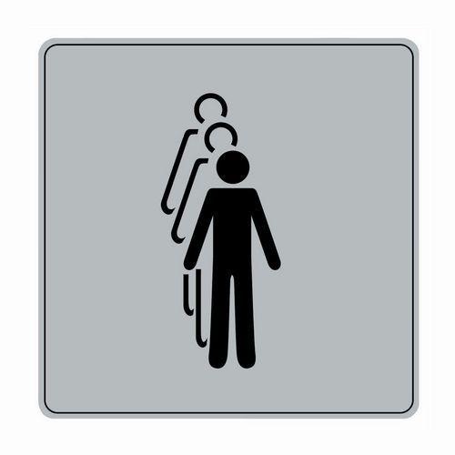 Pictogramme iso 7001 symbole presentez vous 1par1 90x90mm thumbnail image 1