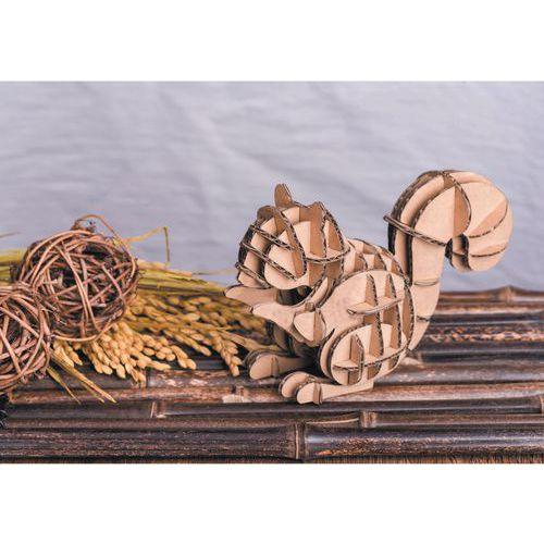 Illustration de : Maquette carton à assembler et décorer Ecureuil - Graine créative