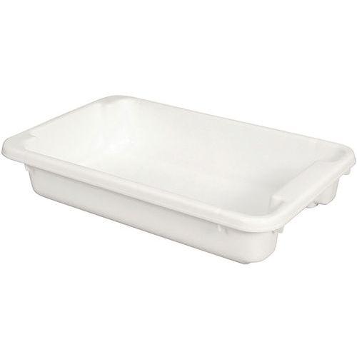 Illustration de : Bac renforcé rectangulaire - Longueur 665 mm - 23 et 40 L - Gilac