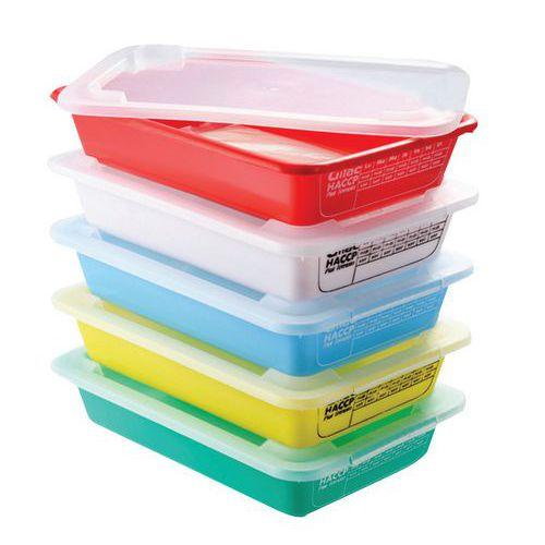 Set de bacs plats témoins avec couvercle - GILAC thumbnail image 1