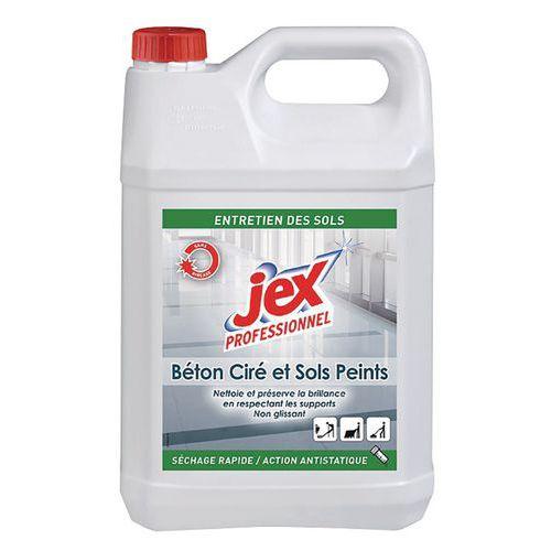 Illustration de : Nettoyant béton ciré sols peints Jex Professionnel - Bidon 5 L