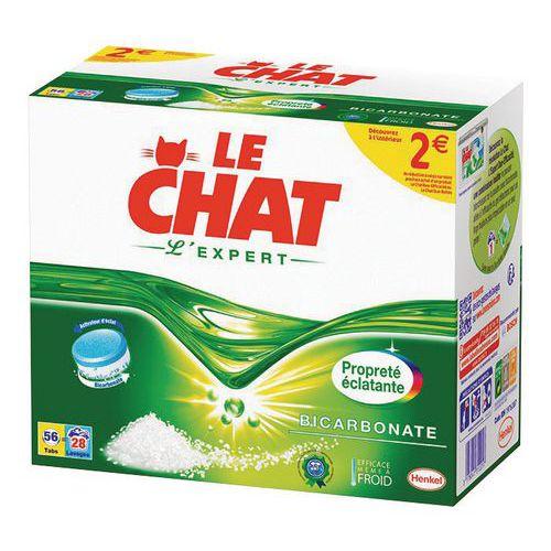 Illustration de : Lessive en Tablettes Le Chat L'Expert - 56 Doses / 28 Lavages