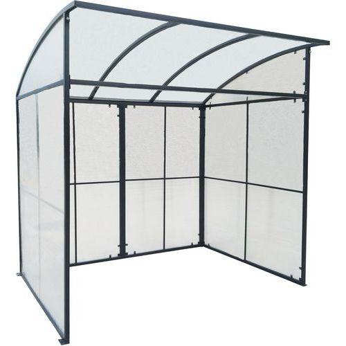 Abri deux roues simple acier galva anthracite thumbnail image 1