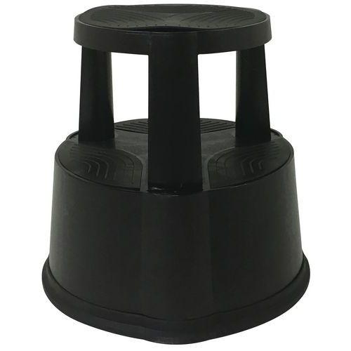Marchepied mobile pro poly. - 2 marches Noir thumbnail image 1