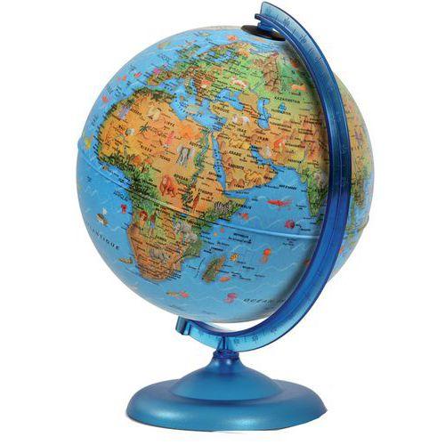 Illustration de : Globe 25 cm lumineux kids - Wonday