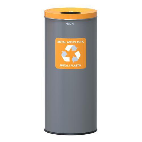 Poubelle métallique intérieure Prestige EKO de recyclage 45 L thumbnail image 1