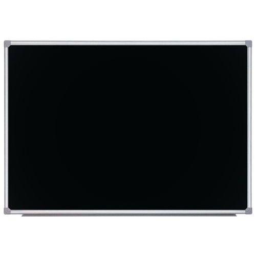 Tableau extérieur en acier émaillé noir Ht 100x200 cm encadrement en aluminium thumbnail image 1