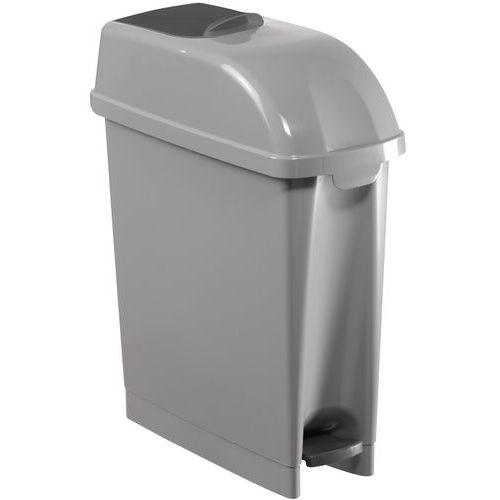 Poubelle pour serviettes hygiéniques - 17 L Gris thumbnail image 1
