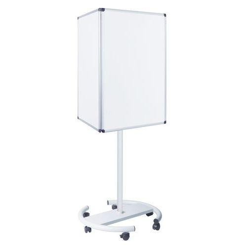 Illustration de : Panneau d'information mobile 4 panneaux Acier magnétique A1