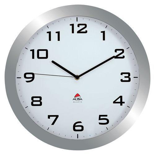 Horloge quartz Ø 38 cm cadran coloris  gris thumbnail image 1