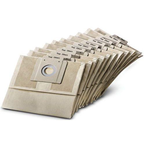 Lot de 10 Sacs papier pour aspirateur BDP, BDS et BV Karcher thumbnail image 1