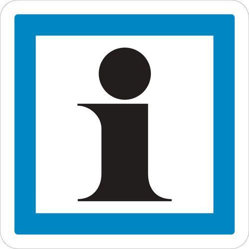 Illustration de : Panneau de signalisation d'indication - CE3a - Information