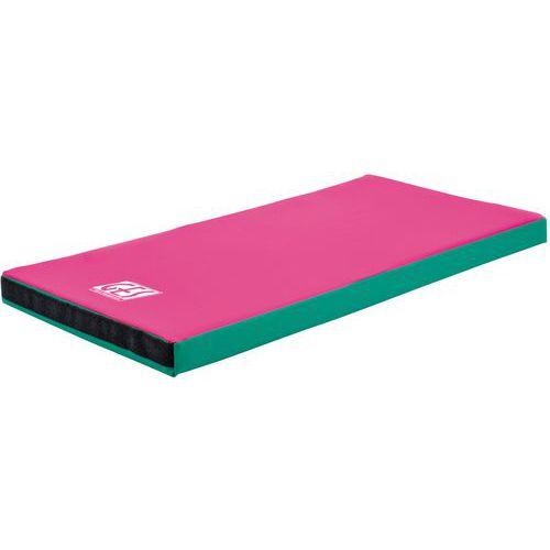 Illustration de : Tapis associatif GES rose/vert foncé
