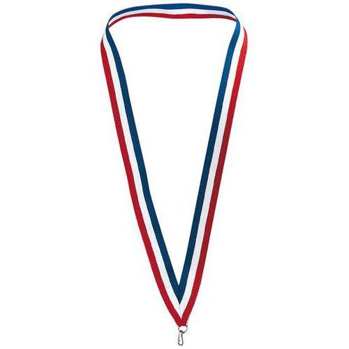 Illustration de : Ruban tricolore Prestige 22mm