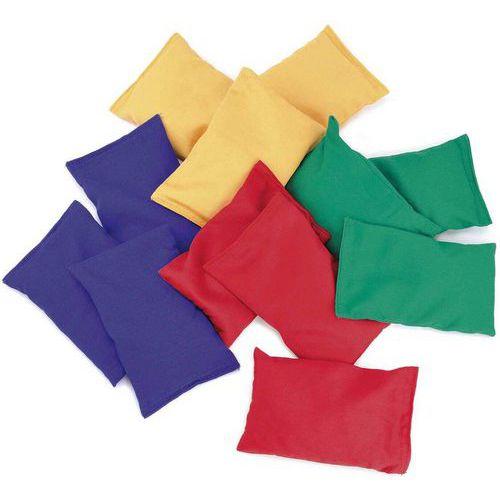 Illustration de : Lot 12 sacs à grains couleurs