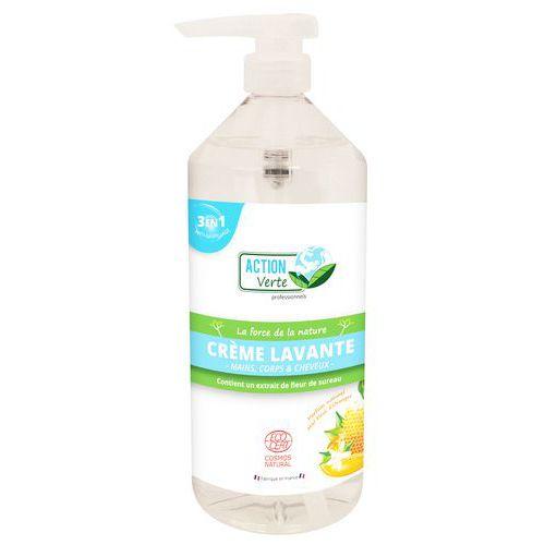 Crème lavante miel fleur d'oranger Ecocert - Action Verte-1L thumbnail image 1