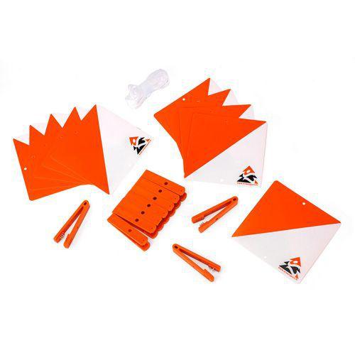 Lot balises et pinces pour course d'orientation - Orientsport thumbnail image 1