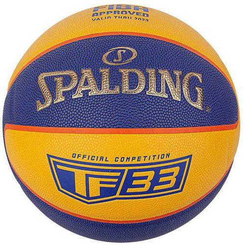 Illustration de : Ballon basket - Spalding - TF33 Gold taille 6