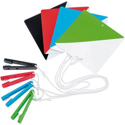 Lot 10 balises + pinces - Coloris au choix - Série A à D - Orientsport thumbnail image 1