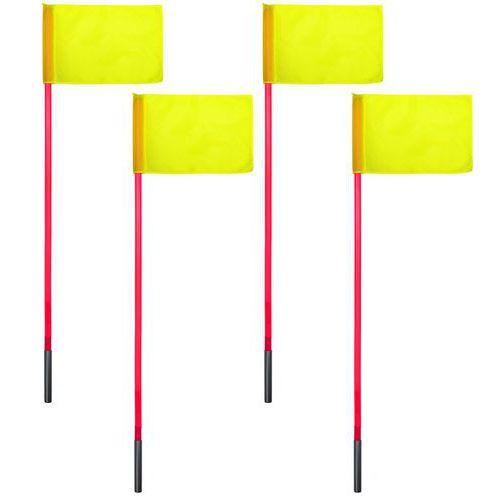 Illustration de : Poteau de touche articulé