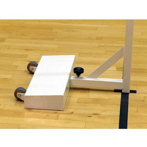 Illustration de : Paire de poteaux de badminton - compétition niveau national