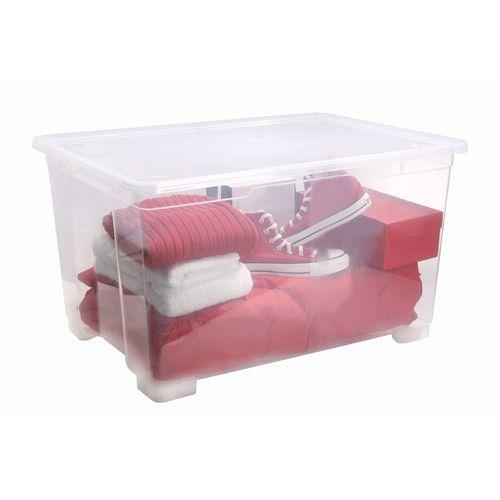 Illustration de : Malle de rangement de 140 l avec roulettes