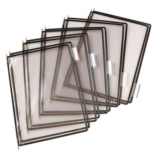 Lot de 10 Pochettes à pivot Tarifold - Housse unique - A4 - Noir thumbnail image 1