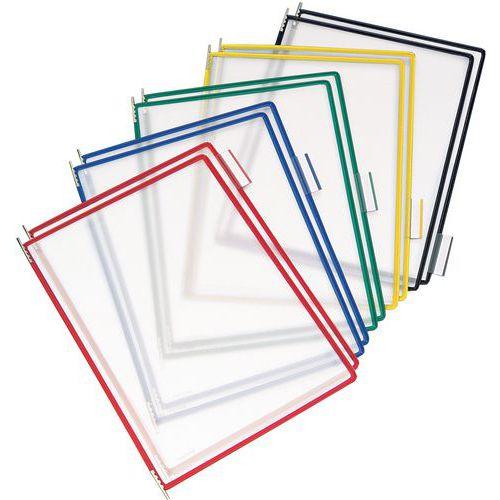 Lot de 10 Pochettes à pivot Tarifold - Housse unique - A4 - Assorti thumbnail image 1