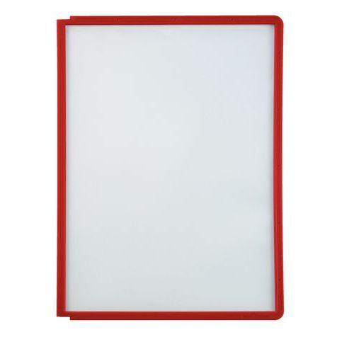Lot de 5 pochettes de visualisation Sherpa & Vario - A4 - Rouge thumbnail image 1