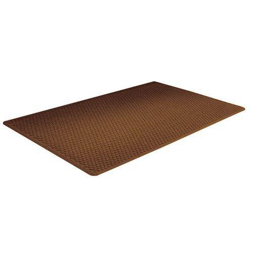 Tapis d'entrée design bulles Long : 90 cm Larg : 60 cm Marron thumbnail image 1