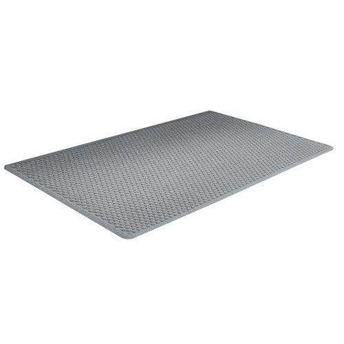 Tapis d'entrée design bulles Long : 90 cm Larg : 60 cm Gris thumbnail image 1