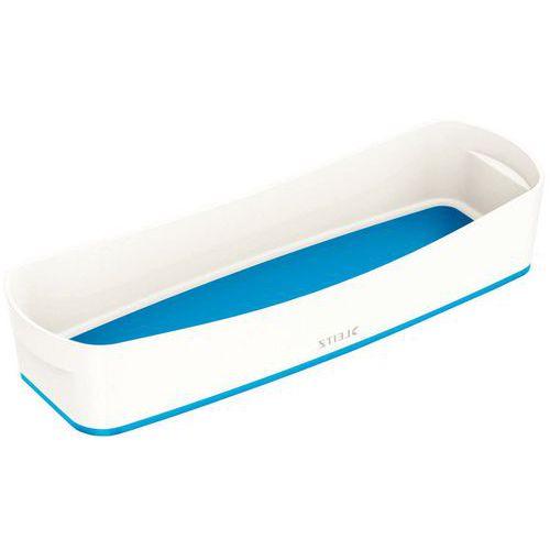 Lot de 4 bacs organiseur MyBox ong Blanc / Bleu thumbnail image 1