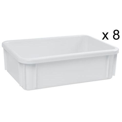 Illustration de : Bac plastique - Longueur 300 à 400 mm - 5 et 10L - Vepabins