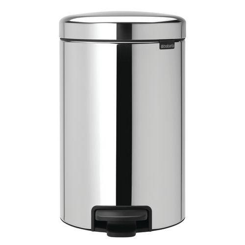Poubelle à pédale NewIcon 12L avec liner métal - Brabantia, Coloris : Gris thumbnail image 1