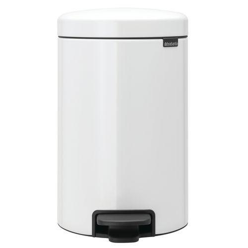 Poubelle à pédale NewIcon 12L blanche Brabantia thumbnail image 1