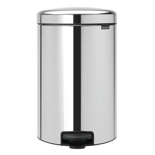 Poubelle à pédale NewIcon 20L avec liner métal - Brabantia, Coloris : Gris thumbnail image 1