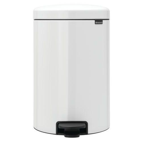 Poubelle à pédale NewIcon 20L blanche Brabantia thumbnail image 1