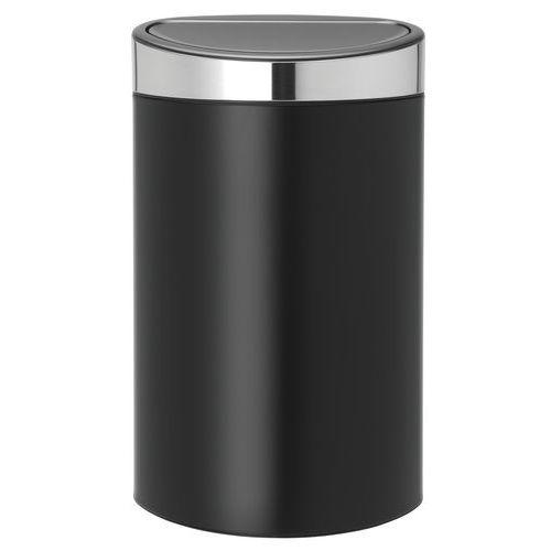 Poubelle Touch Bin New 40L noir mat Brabantia thumbnail image 1