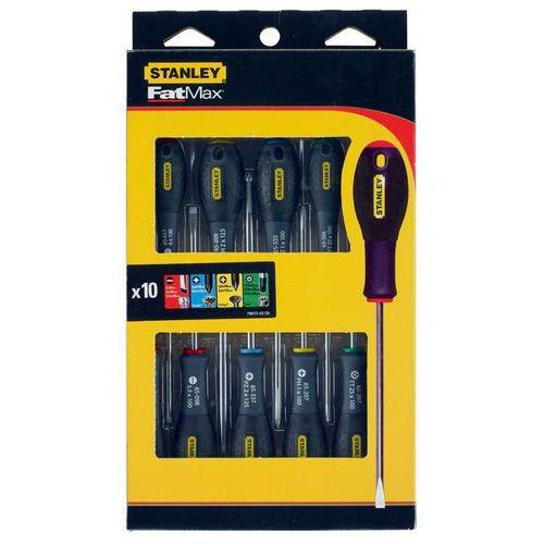 Jeu de 10 tournevis fatmax® phillips, pozi et torx thumbnail image 1