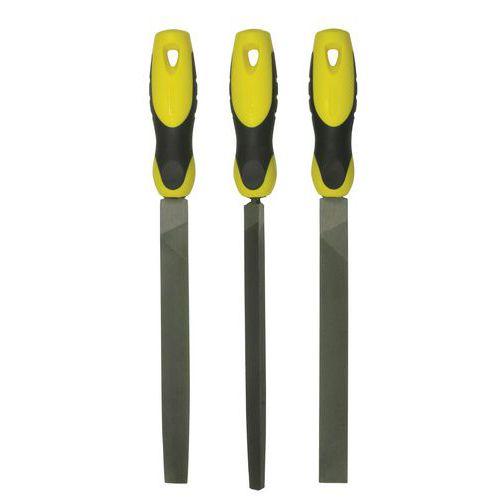 Jeu de 3 limes mi-douces 200mm - Stanley thumbnail image 1