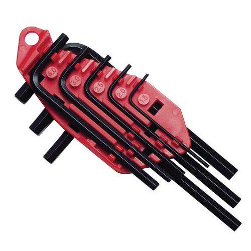 Illustration de : Jeu de 10 clés mâles - Stanley