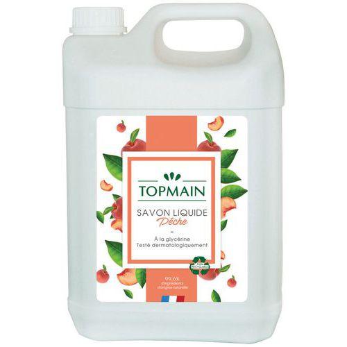 Illustration de : Recharge savon liquide Topmain - Bidon 5 L