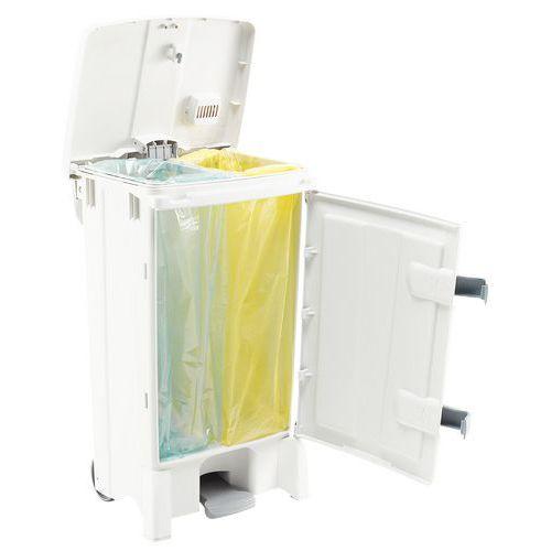 Illustration de : Poubelles agroalimentaire à ouverture centrale - 90 L