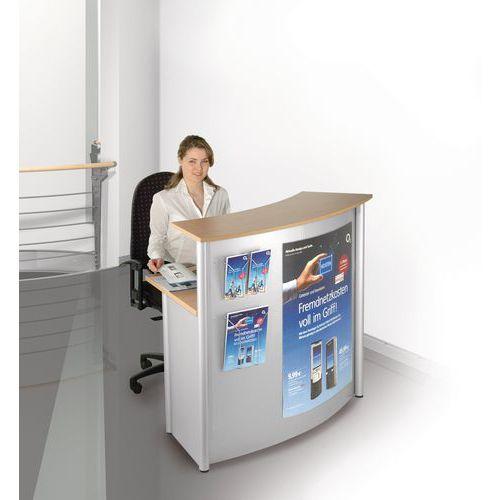 Illustration de : Porte-affiches pour colonne de présentation Tec-Art