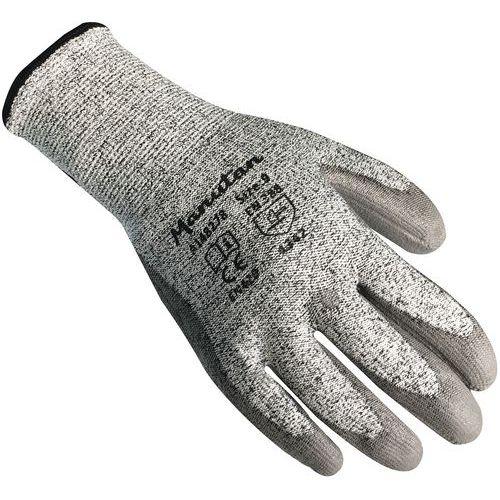 Illustration de : Gants anticoupures enduction PU - Manutan Expert