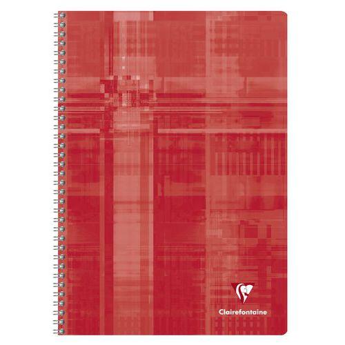 Illustration de : Cahier reliure hélicoïdale 90g 100 pages seyes A4