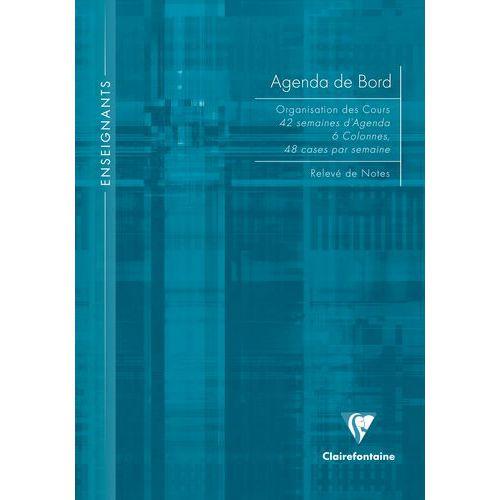 Illustration de : Agenda et cahier de bord Clairefontaine A4