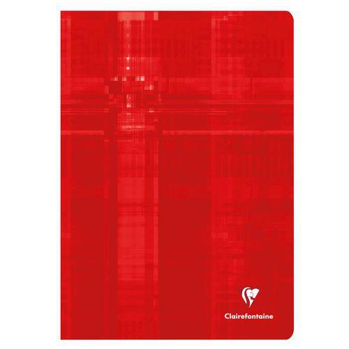 Illustration de : Cahier 192 pages A4 grands carreaux seyes - Clairefontaine